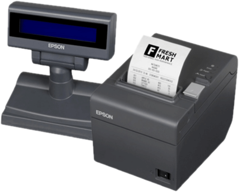 Stampante fiscale Epson FP-81II RT con display cliente